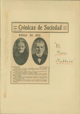 Bodas de Oro de Antonio Xalambrí y Juana Salom